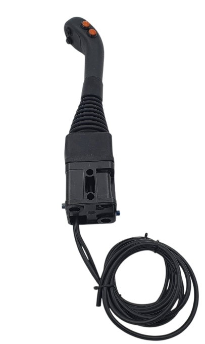 4 Taster seitlich / vorne Powershift Indemar Kreuzschalthebel, Joystick Griff mit ISO Plakette, Bedienungshebel kpl.