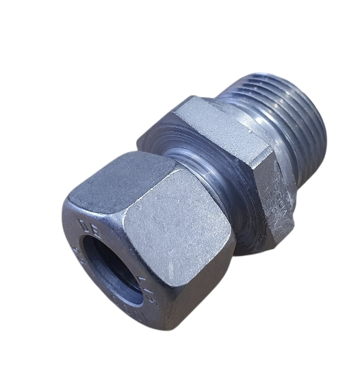 GE15LR3/4 Gerade Einschraubverschraubung 3/4" mit Überwurfmutter 15L und Schneidring 15mm