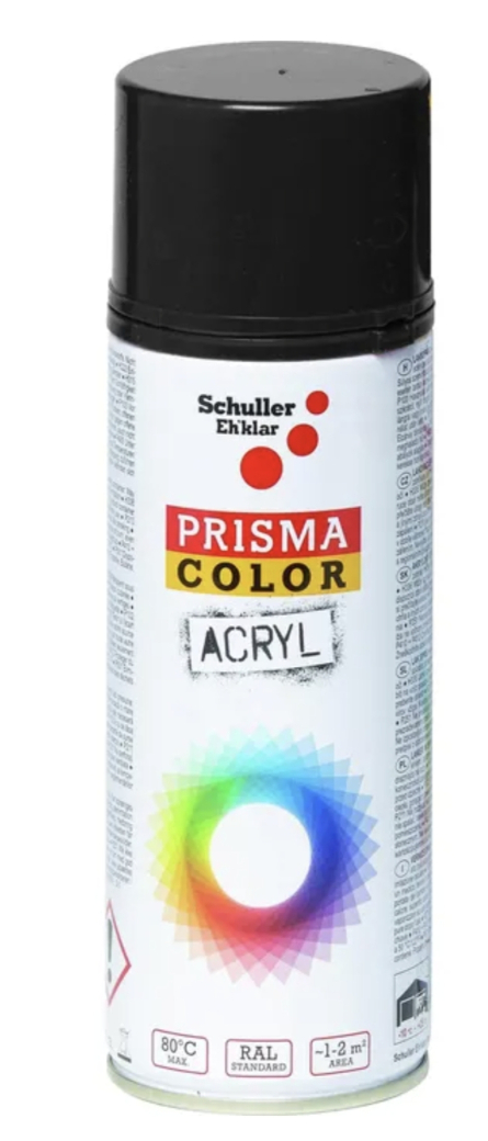 AS-Motor Schwarz Matt Lackspray 400ml, RAL 9005