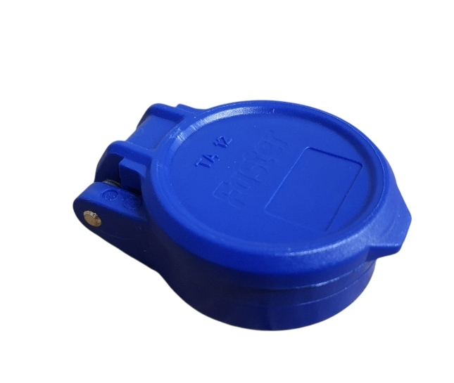 Faster Staubschutzkappe Blau für BG3 Kupplungen Kupplungmuffe Klappdeckel mit Arretierung