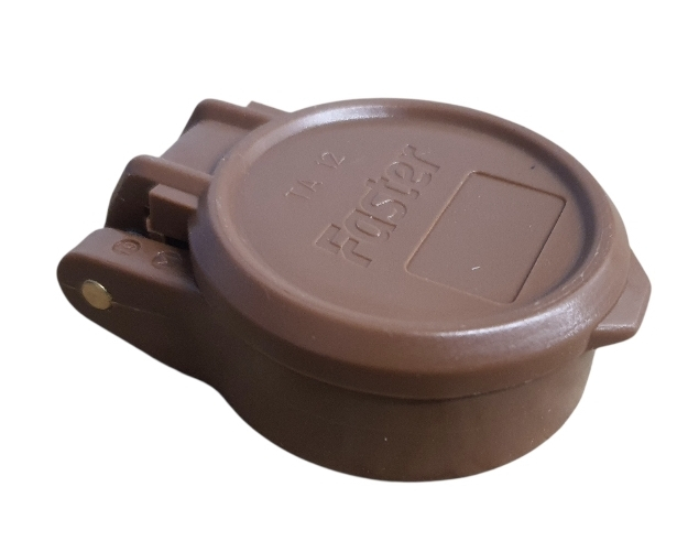 Faster Staubschutzkappe Braun für BG3 Kupplungen Kupplungmuffe Klappdeckel mit Arretierung