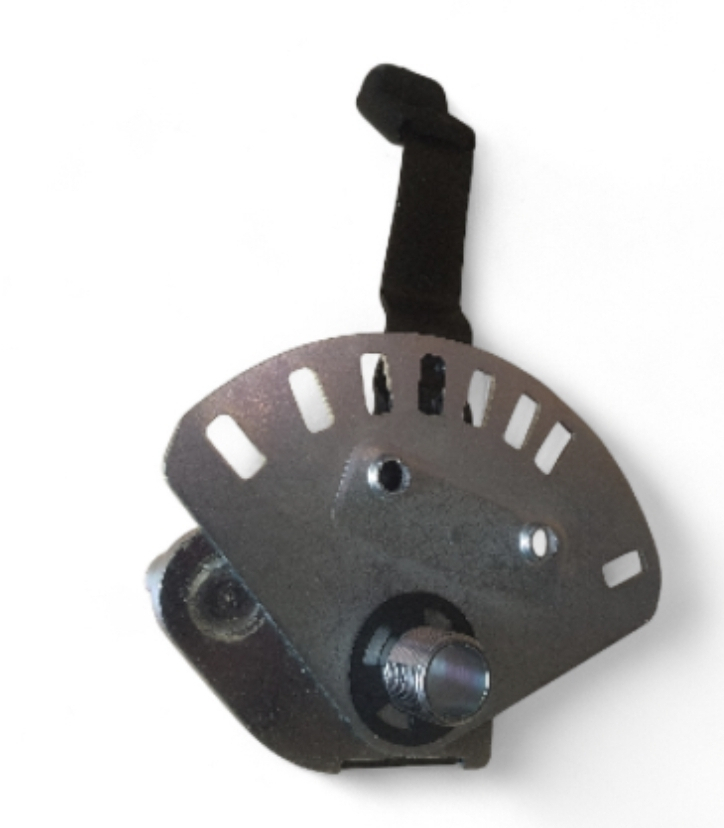 Baugruppe Verstellvorrichtung vorne rechts, Höhenverstellung Räder Sabo Rasenmäher 54 Pro