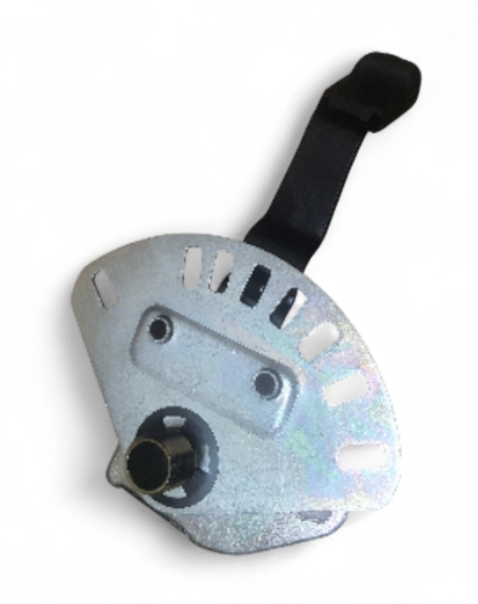 Baugruppe Verstellvorrichtung vorne links, Höhenverstellung Räder Sabo Rasenmäher 54 Pro