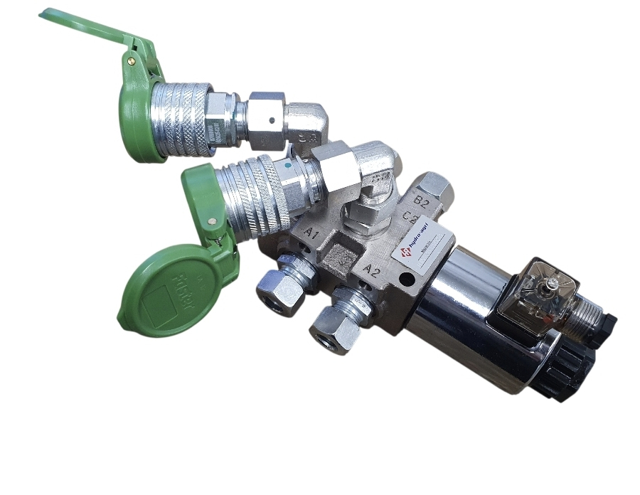 Magnetventil 12V, 50 Liter/Min oder 90 Liter/Min Hydraulische Weiche, Rotator, Holzzange, Schneeschild, Räumschild, Baggersteuerung hydraulisch erweitern