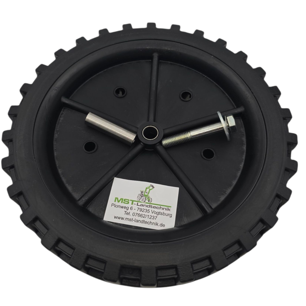 AS Motor Mäher Rad Antriebsrad Reifen Wiesenmäher Räder Nachbau Ratioparts AS 26 21 28 27 53 46 inkl. Befestigungsschraube mit Buchse 3129