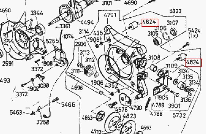 Schwingunsisolator, Gummipuffer, M8, Gummi, Puffer AS Motor, Profimäher, Mulchmäher, Enduro Mäher 26 28 46 53