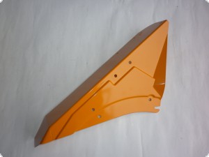 Zusatzblech vorne links , Karrosserieblech Schutzblech Steinschutz für Messerhaube ASA21, AS22, AS26, AS27, AS28