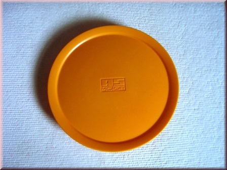 Radblende Radkappe Orangefarben passend an 270mm AS Motor Mäher Räder