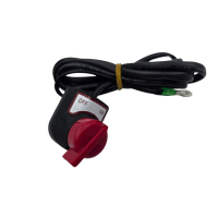 Motorstop Schalter Agria mit 1,5m Kabel, Holmbohrung 7mm erforderlich, Motor Ein/Aus Schalter