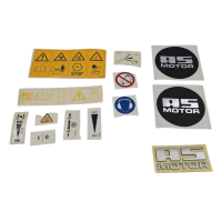 AUFKLEBER-SET AS 480 UND 530