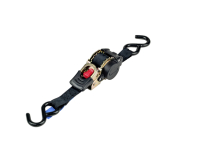 RATIOPARTS Zurrgurt 250 daN – 1,8 m x 25 mm, automatische Aufwicklung, S-Haken