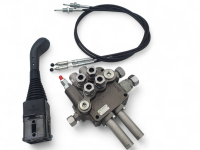 Hydraulik Frontlader Steuergerät 80 Liter/Minute Durchfluss Badestnost - ew dw Schwimmstellung wählbar