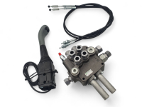 Hydraulik Frontlader Steuergerät 80 Liter/Minute Durchfluss Badestnost - ew dw Schwimmstellung wählbar