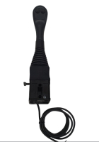 2 Taster vorne Indemar Kreuzschalthebel, Joystick Griff mit ISO Plakette, Bedienungshebel kpl.