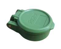 Faster Staubschutzkappe Grün für BG3 Kupplungen Kupplungmuffe Klappdeckel mit Arretierung