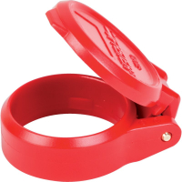 Faster Staubschutzkappe Rot für BG3 Kupplungen Kupplungmuffe Klappdeckel mit Arretierung