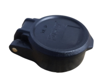 Faster Staubschutzkappe Schwarz für BG3 Kupplungen Kupplungmuffe Klappdeckel mit Arretierung