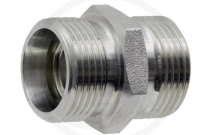 Doppelnippel gerade Verschraubung beidseitig 18L M26x1,5mm ohne Überwurfmuttern und Schneidringe