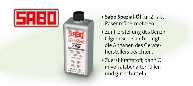 SABO 2 Takt Öl im 500ml Gebinde Sabo