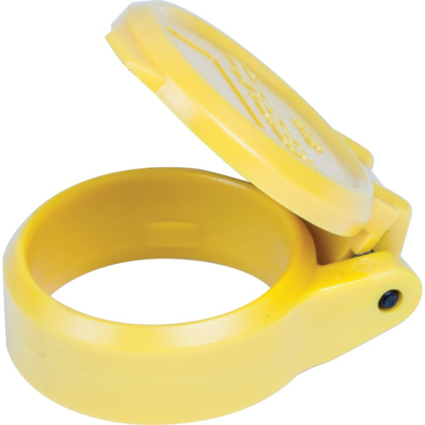 Faster Staubschutzkappe Gelb für BG3 Kupplungen Kupplungmuffe Klappdeckel mit Arretierung