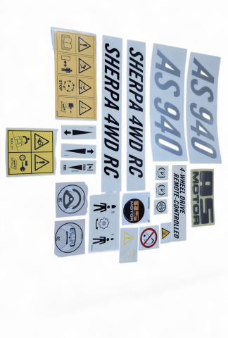 Aufkleber-Set AS 940 RC